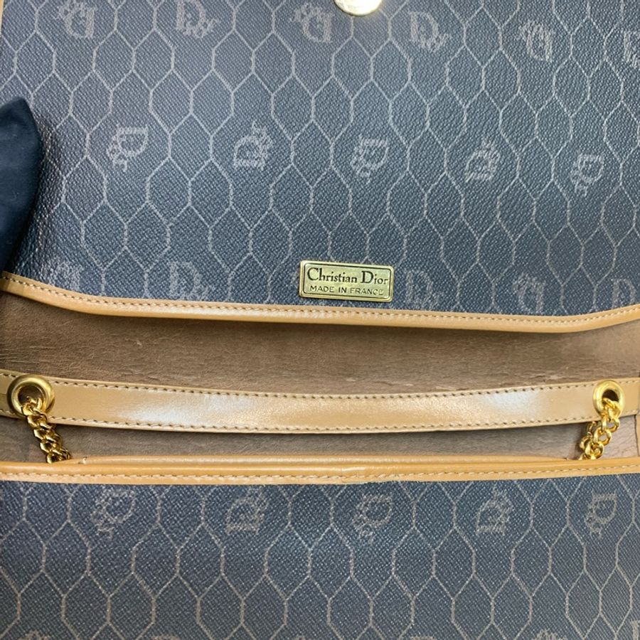 Dior 黑色蜂巢Woc 鏈條包 XB284-22