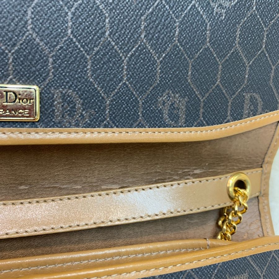 Dior 黑色蜂巢Woc 鏈條包 XB284-23