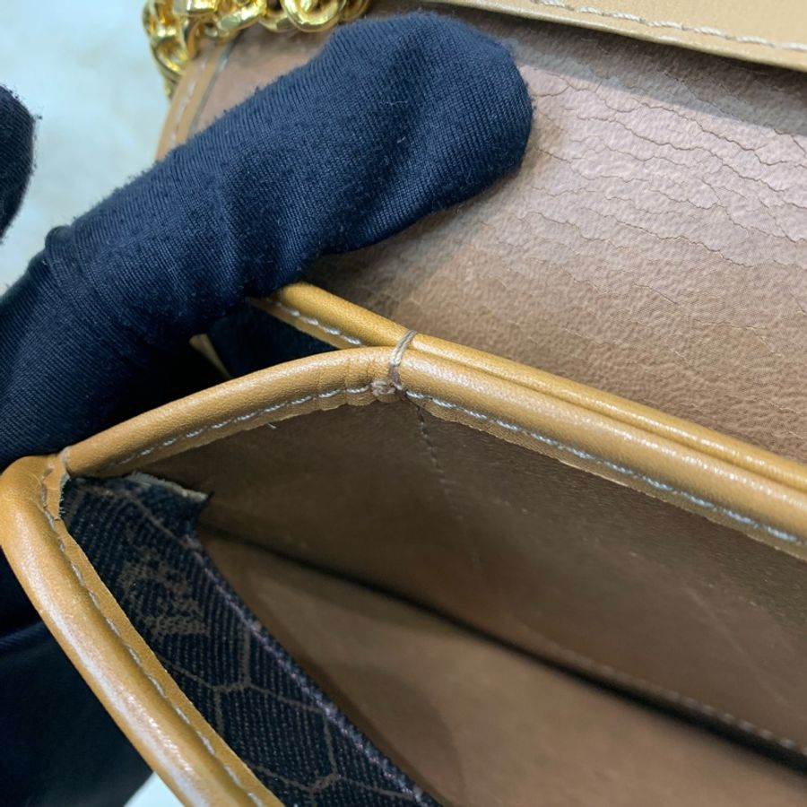 Dior 黑色蜂巢Woc 鏈條包 XB284-54