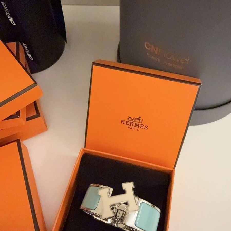 HERME'S 全新Clic H 寬版手環-0