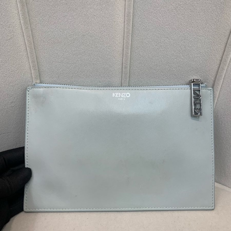 Kenzo 凱卓 粉藍色 眼睛手包XB463-12