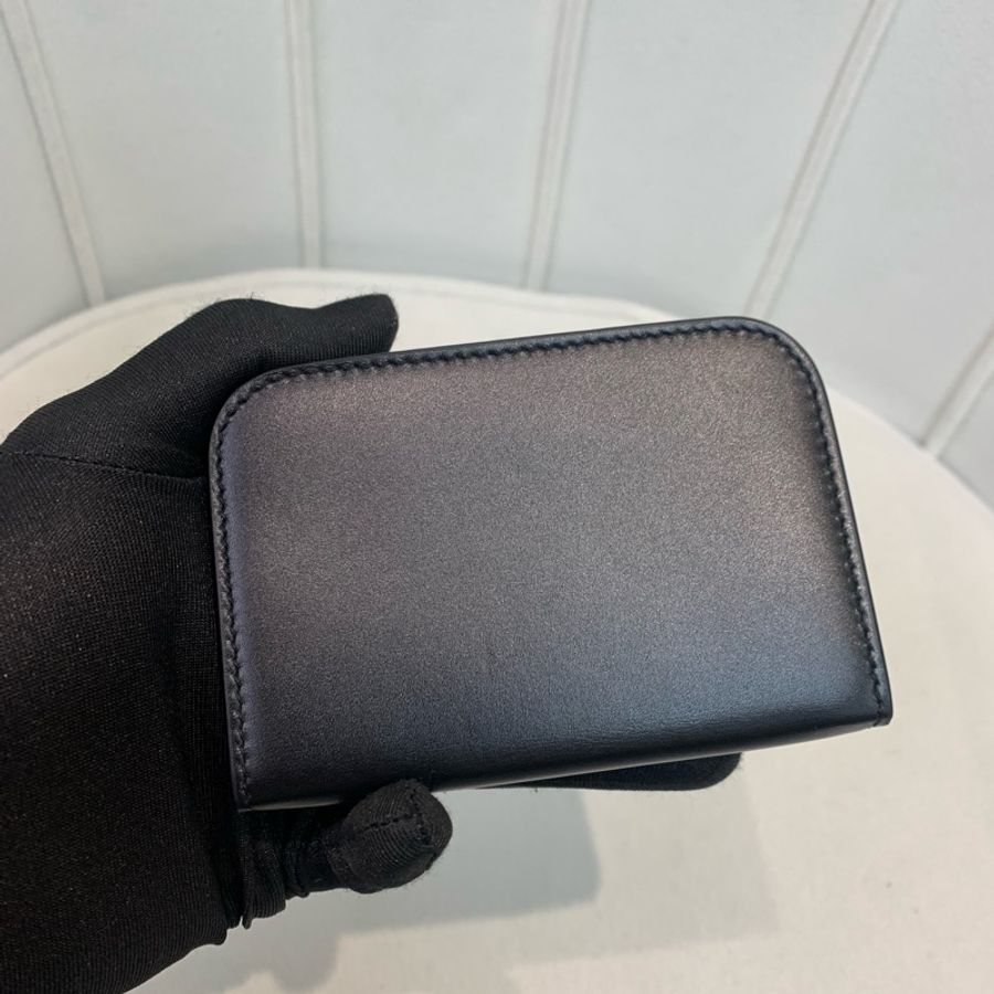 Dior 迪奧黑色牛皮卡包 I401-12