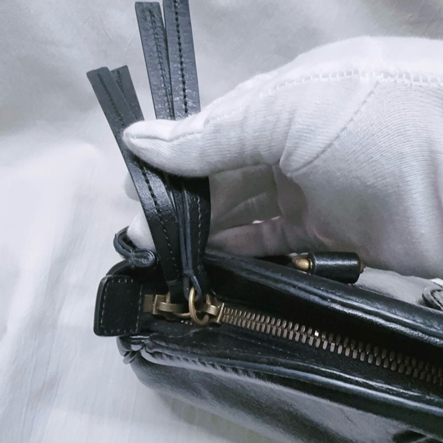 二手Gucci虎頭手拿相機包Shoulder bag Gucci包 Gucci虎頭包 GG Gucci貝殼包-24