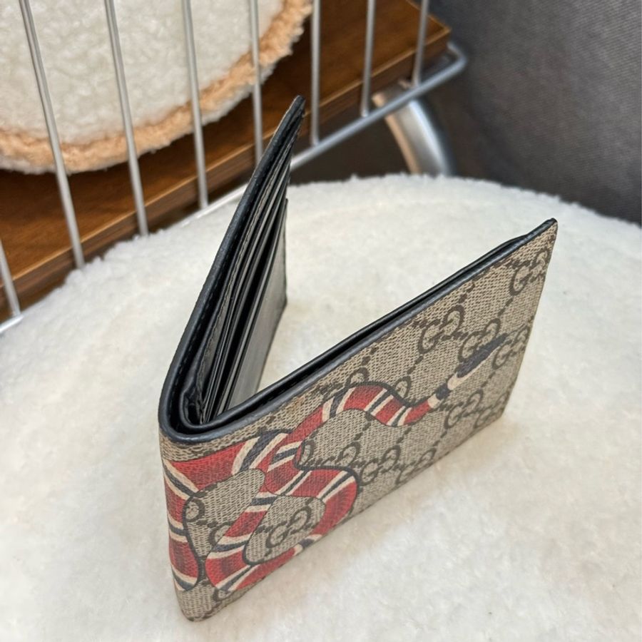 Gucci珊瑚蛇對開短夾-2