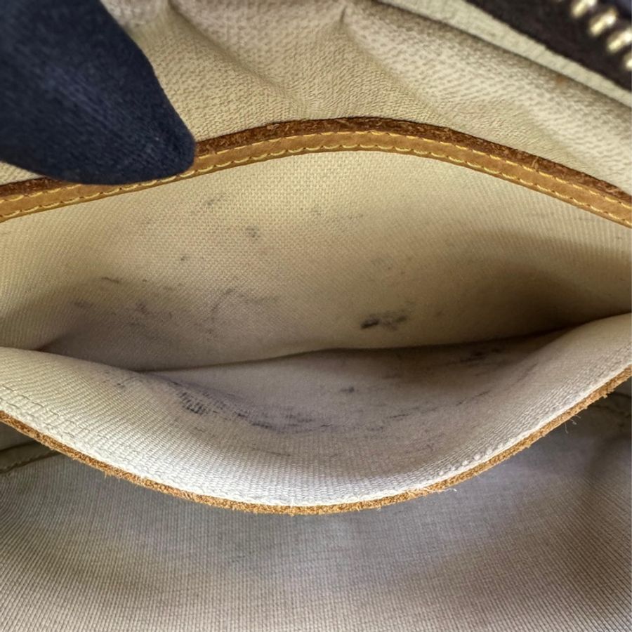 LOUIS VUITTON Monogram Reporter PM金扣肩背袋棕色-12