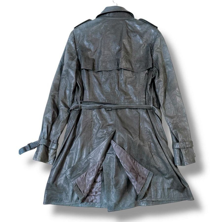出清特價|經典傳奇單品 BURBERRY LONDON 全羊皮真皮風衣 46 M碼 設計師訂製款-11
