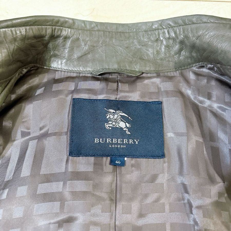 出清特價|經典傳奇單品 BURBERRY LONDON 全羊皮真皮風衣 46 M碼 設計師訂製款-12