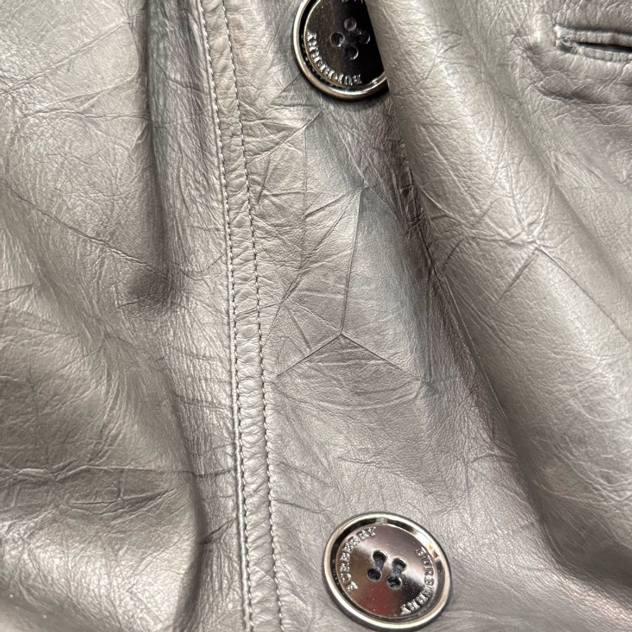出清特價|經典傳奇單品 BURBERRY LONDON 全羊皮真皮風衣 46 M碼 設計師訂製款-21