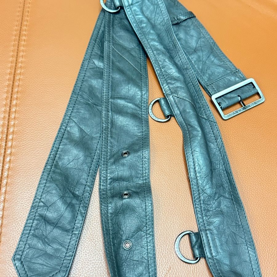出清特價|經典傳奇單品 BURBERRY LONDON 全羊皮真皮風衣 46 M碼 設計師訂製款-25