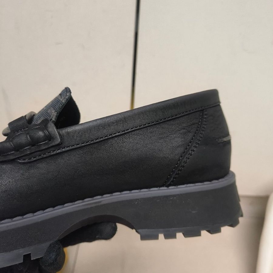 【8成新】㊣✨ FENDI✨**尺寸:8**(附盒子/防塵袋)芬迪 老花 皮革 帆布 厚底 增高 樂福鞋 懶人鞋 皮鞋/雙F/二手包/二手精品/保證正品-19