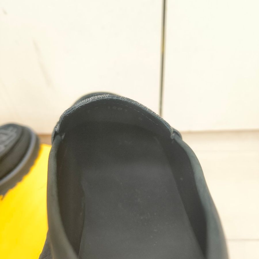 【8成新】㊣✨ FENDI✨**尺寸:8**(附盒子/防塵袋)芬迪 老花 皮革 帆布 厚底 增高 樂福鞋 懶人鞋 皮鞋/雙F/二手包/二手精品/保證正品-26