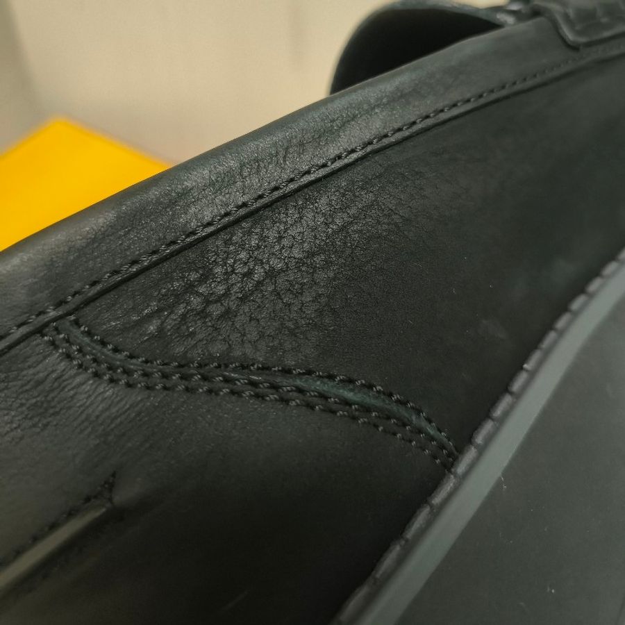 【8成新】㊣✨ FENDI✨**尺寸:8**(附盒子/防塵袋)芬迪 老花 皮革 帆布 厚底 增高 樂福鞋 懶人鞋 皮鞋/雙F/二手包/二手精品/保證正品-30