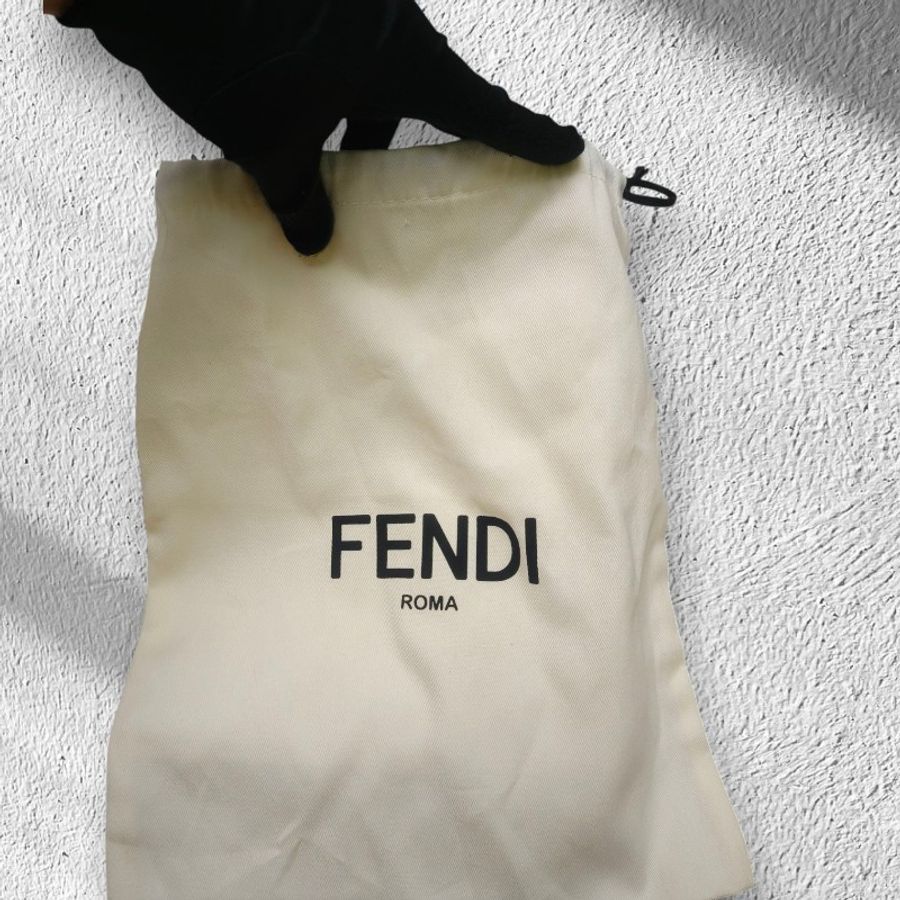 【8成新】㊣✨ FENDI✨**尺寸:8**(附盒子/防塵袋)芬迪 老花 皮革 帆布 厚底 增高 樂福鞋 懶人鞋 皮鞋/雙F/二手包/二手精品/保證正品-34