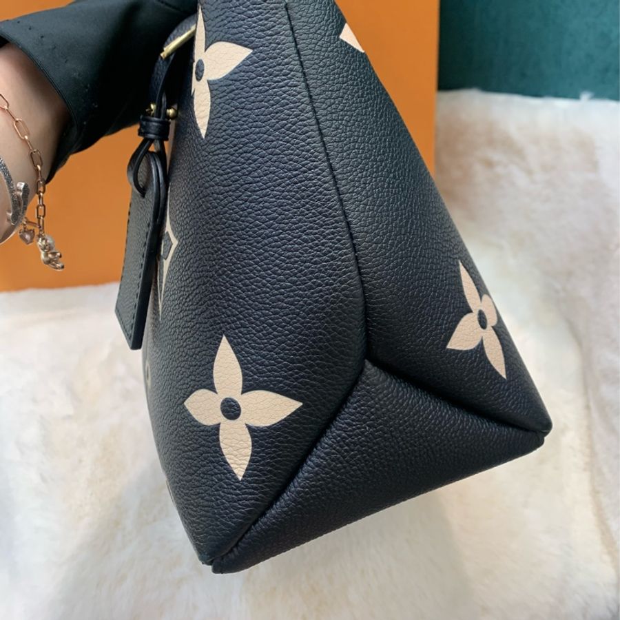 LV PETIT PALAIS 雙色大老花壓紋手袋 I679NY-2