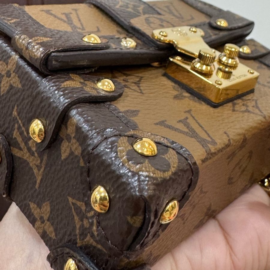 LV essential trunk MINI 方盒子 小方盒 廢包 手挽包 晚宴包 口紅包 斜背包 肩背包 側背包-24