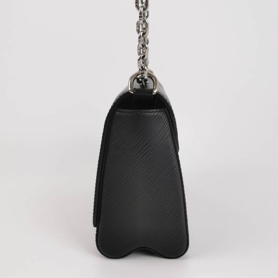 Louis Vuitton (LV) Twist 中號 牛皮 水波紋 LV旋轉鎖扣 斜背包 單肩包-2