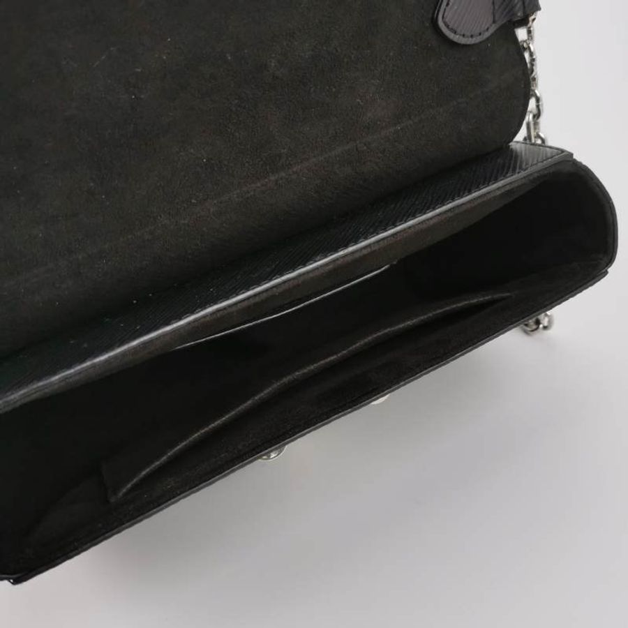 Louis Vuitton (LV) Twist 中號 牛皮 水波紋 LV旋轉鎖扣 斜背包 單肩包-6