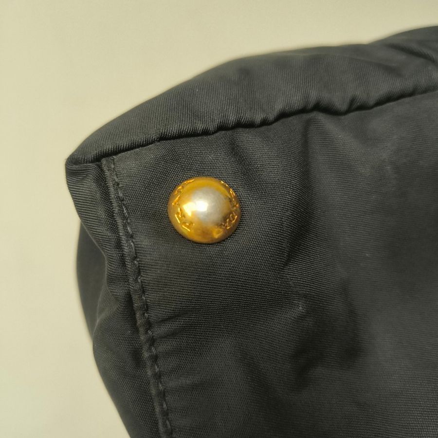 【8成新】㊣✨PRADA✨普拉達 黑色 帆布 皮革 口袋 兩用 托特包 肩背包 斜背包 媽媽包 購物袋 旅行袋/二手包/二手精品🌳二手樹屋🌳-12