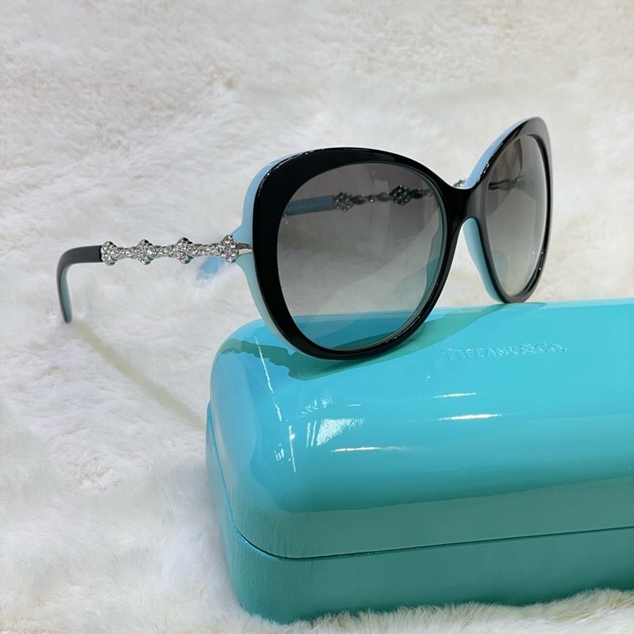 TIFFANY & Co. 閃鑽邊太陽眼鏡 XB660-0
