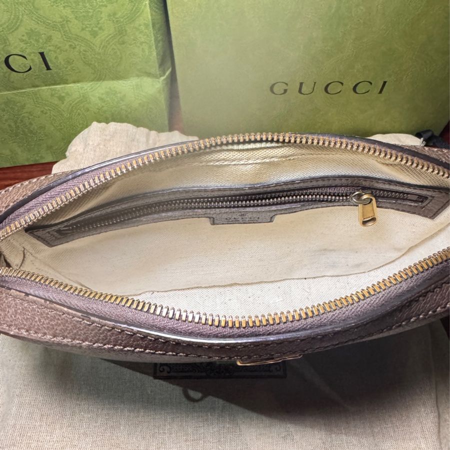 Gucci經典 斜背包郵差包-10
