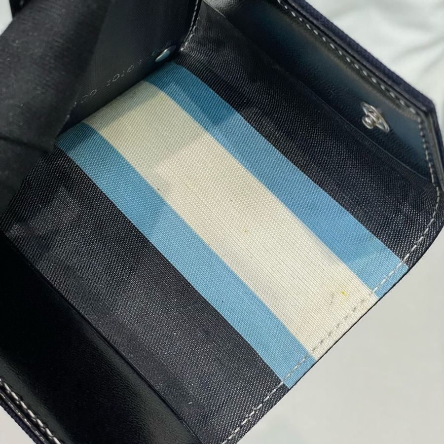 FENDI 深藍色布面鑰匙包 I250-24