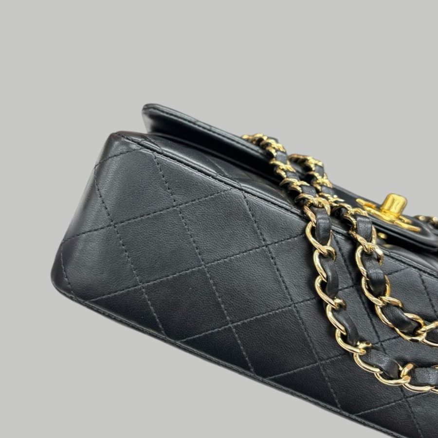 Chanel Lambskin CF25 羊皮金扣-4