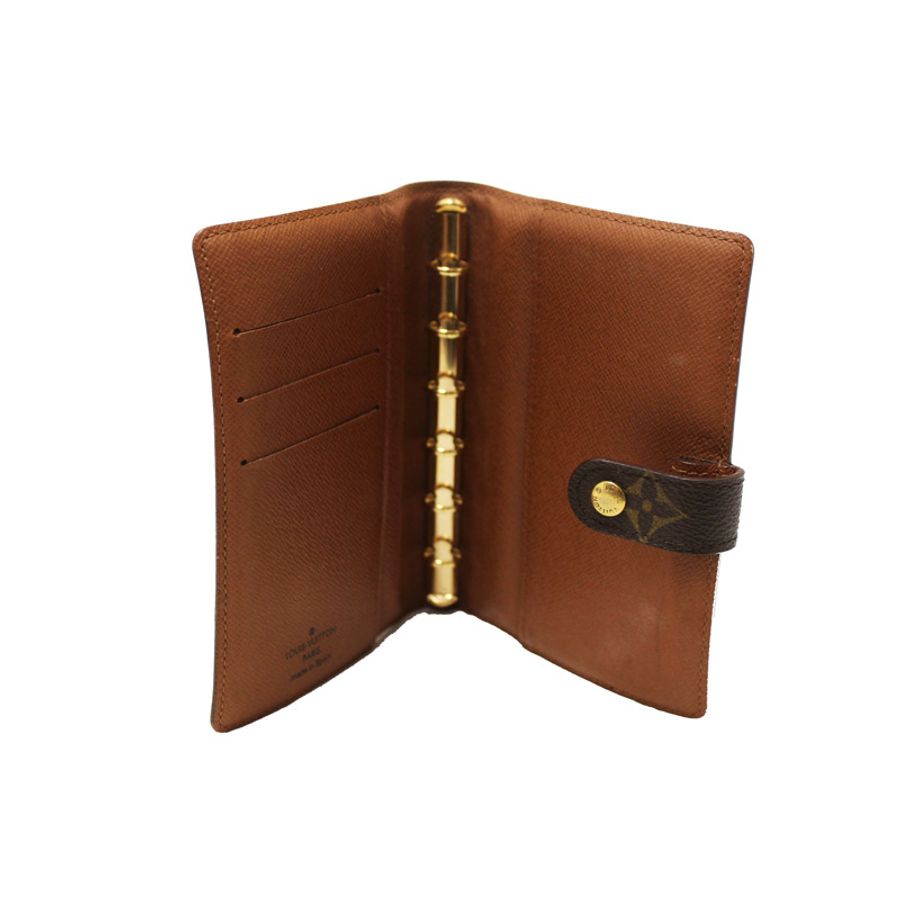 Louis Vuitton Monogram Canvas Small Ring Agenda Cover-14