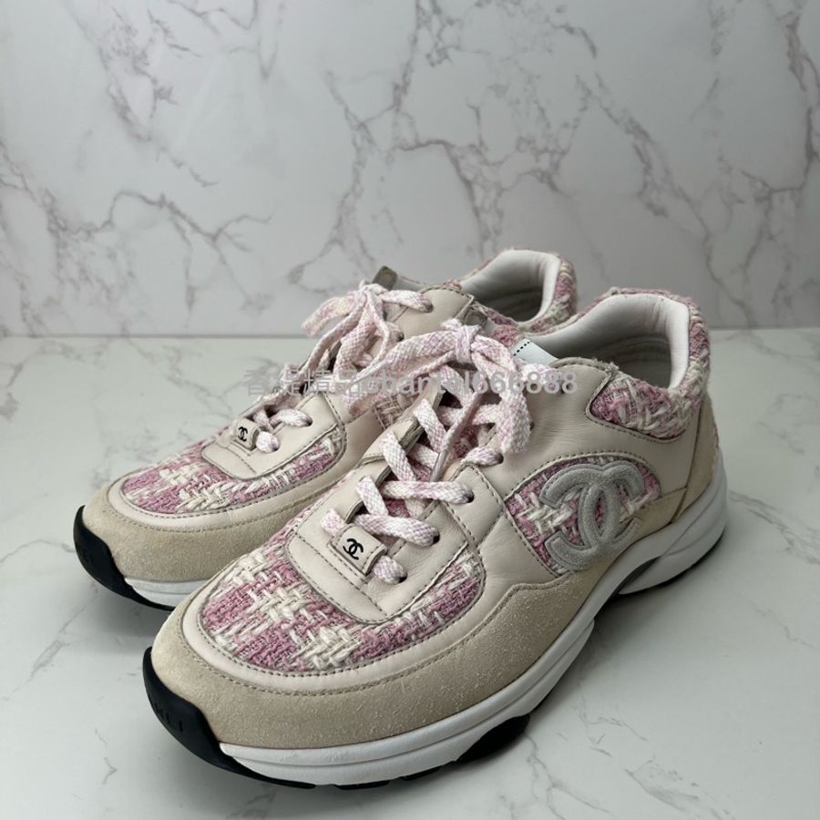 💗香緹國際精品💗 Chanel 459 23s 粉色球鞋-2