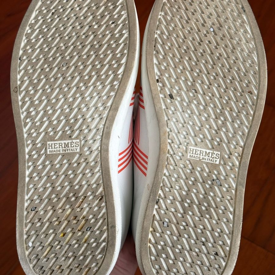 Hermes 橘H logo 小白鞋 尺寸:38-68