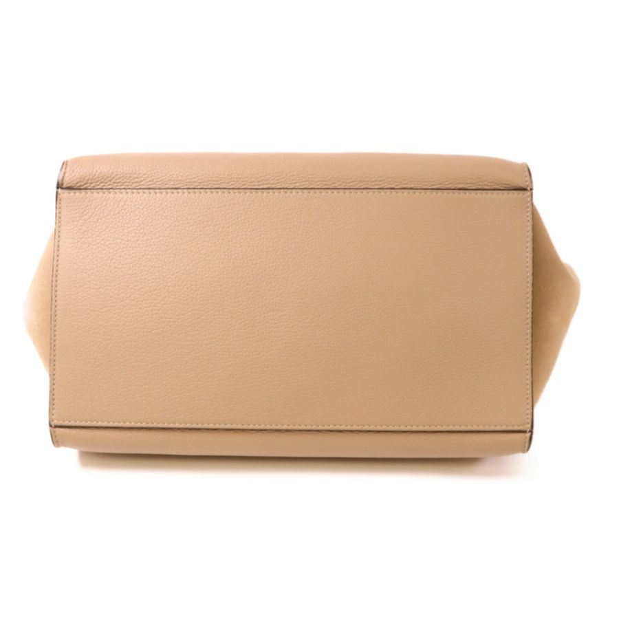 CELINE 【激減優惠】牛皮皮革Trapeze銀扣手挽肩背兩用袋-3