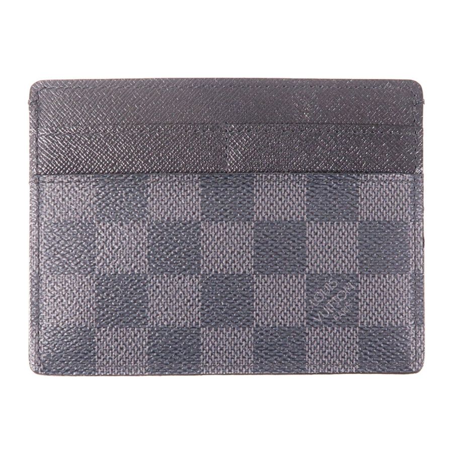 LOUIS VUITTON 【激減優惠】Damier Graphite Alpha Triple Pouch銀扣錢包-15