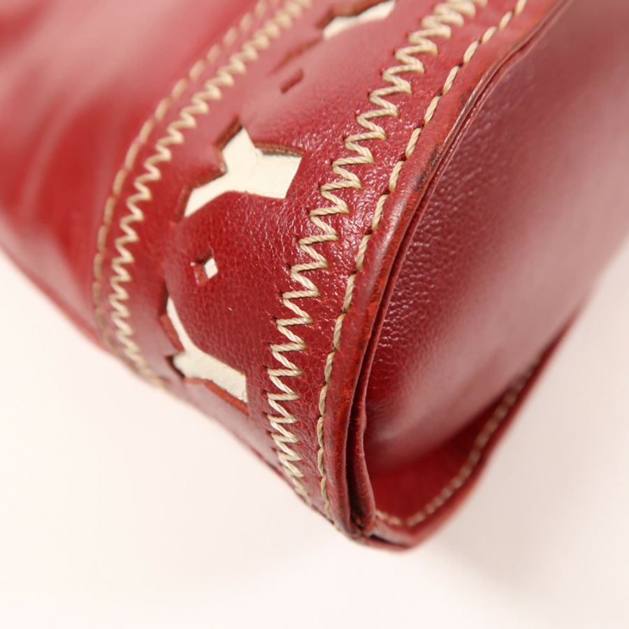 SAINT LAURENT 【激減優惠】牛皮皮革Hand Bag金扣手挽袋-10