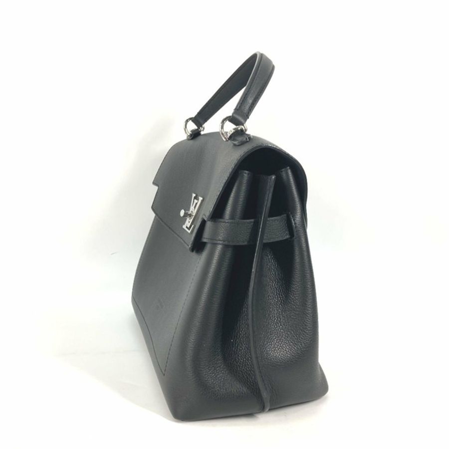 LOUIS VUITTON M51395 Lock Me Ever MM 托特包,皮革,女款,黑色-3