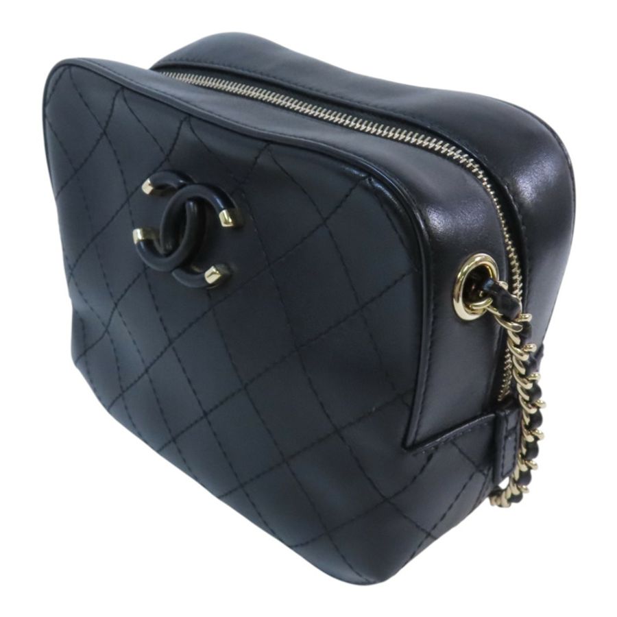 CHANEL 【激減優惠】羊皮皮革Chain Shoulder Bag金扣鏈帶肩背袋-2