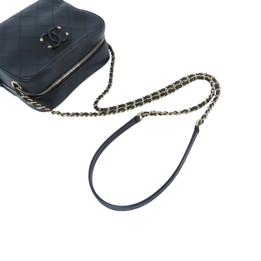 CHANEL 【激減優惠】羊皮皮革Chain Shoulder Bag金扣鏈帶肩背袋-7