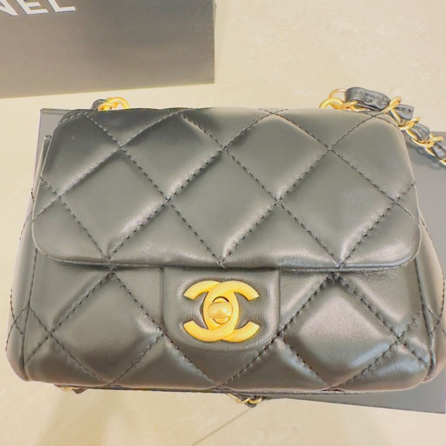 CHANEL方胖子 口蓋包 季節款-7