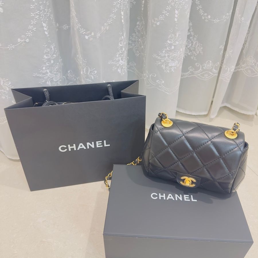 CHANEL方胖子 口蓋包 季節款-16
