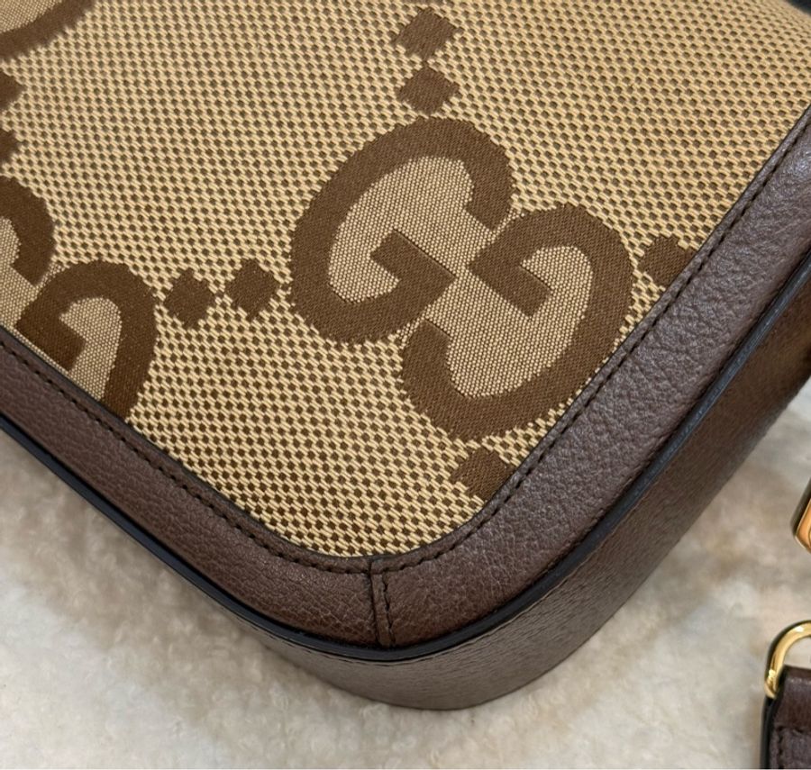 GUCCI Horsebit 1955馬銜釦小款翻蓋包/斜背包-7