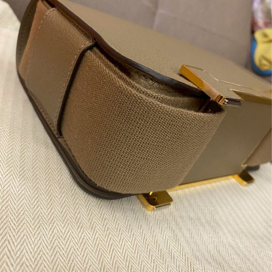 Hermes Geta大象灰金扣 小康康包 購證影本大全配-7