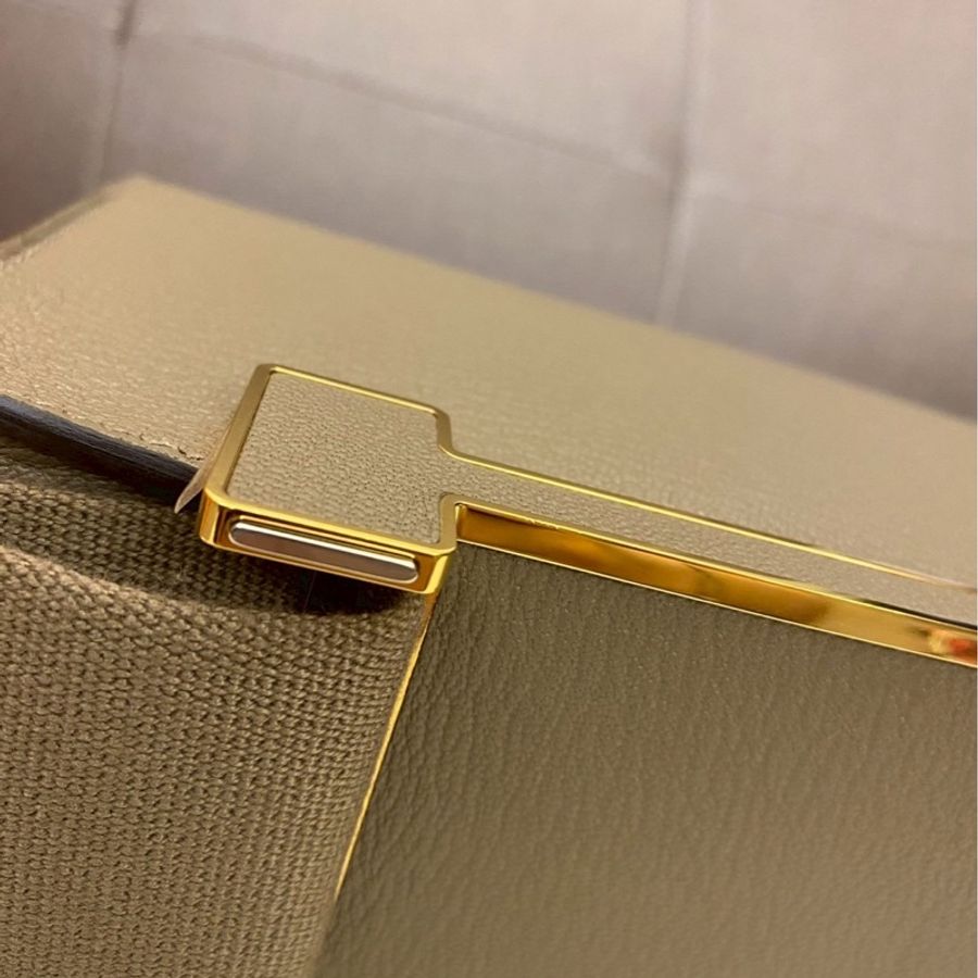 Hermes Geta大象灰金扣 小康康包 購證影本大全配-9