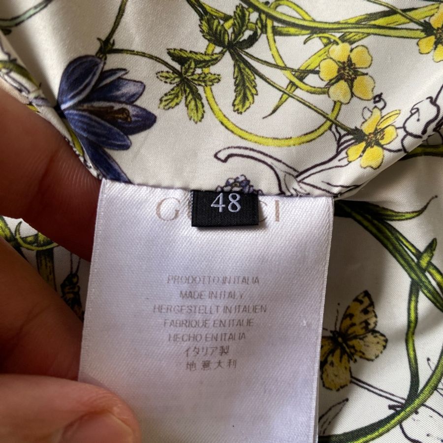 Gucci 花卉內裡防風外套-10