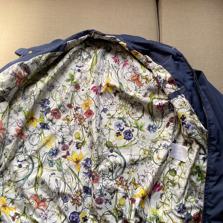 Gucci 花卉內裡防風外套-20