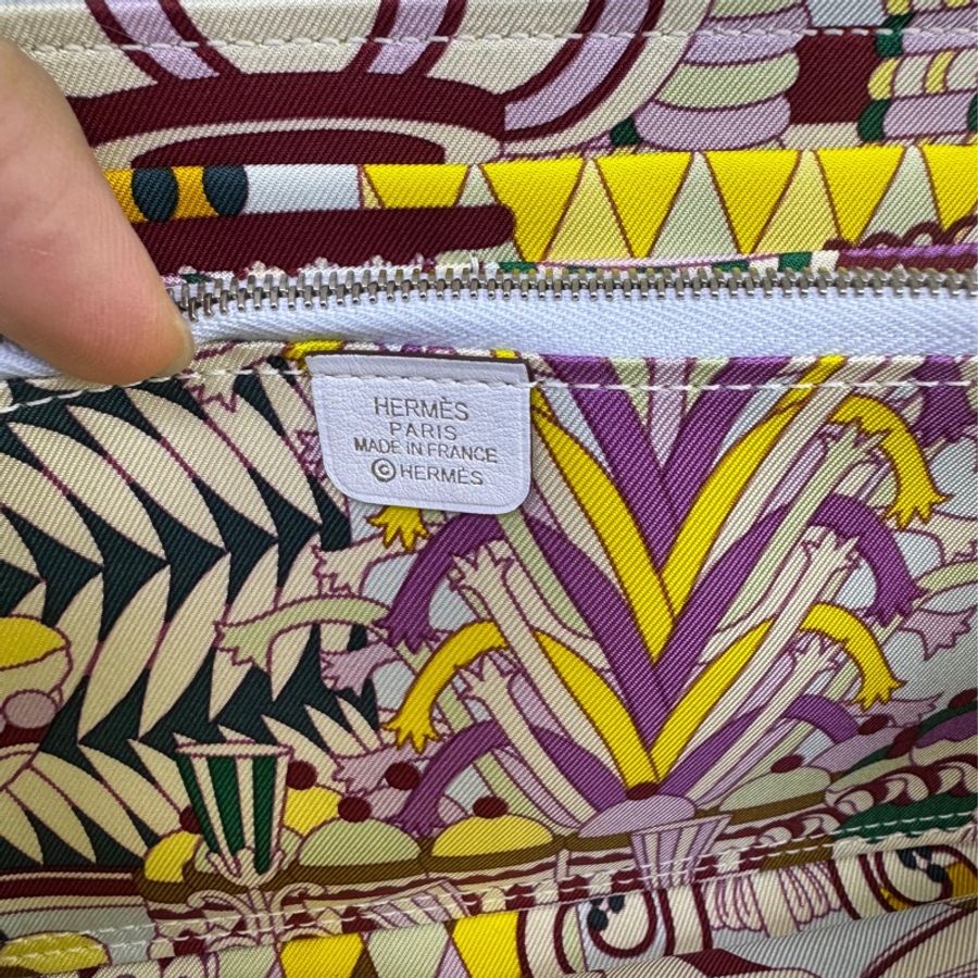 Hermes Hermes Azap Silk'in Multicolor Swift Leather Wallet-2