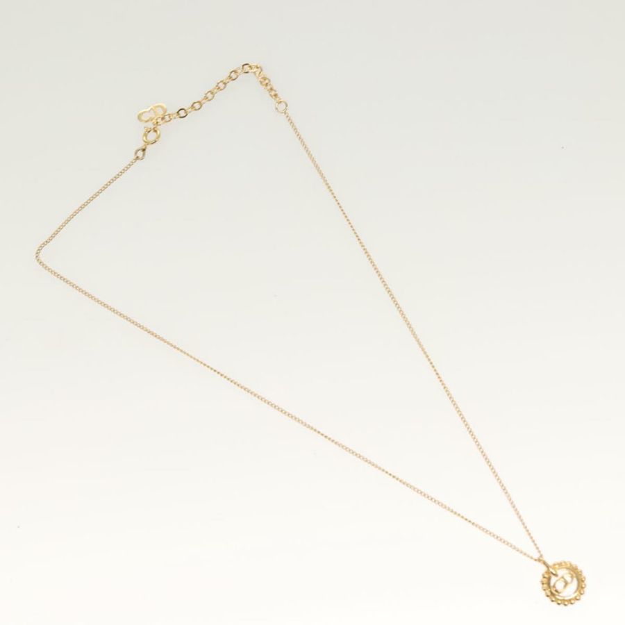 【日本直送】Christian Dior 項鍊 金屬 金 Auth SW953-1