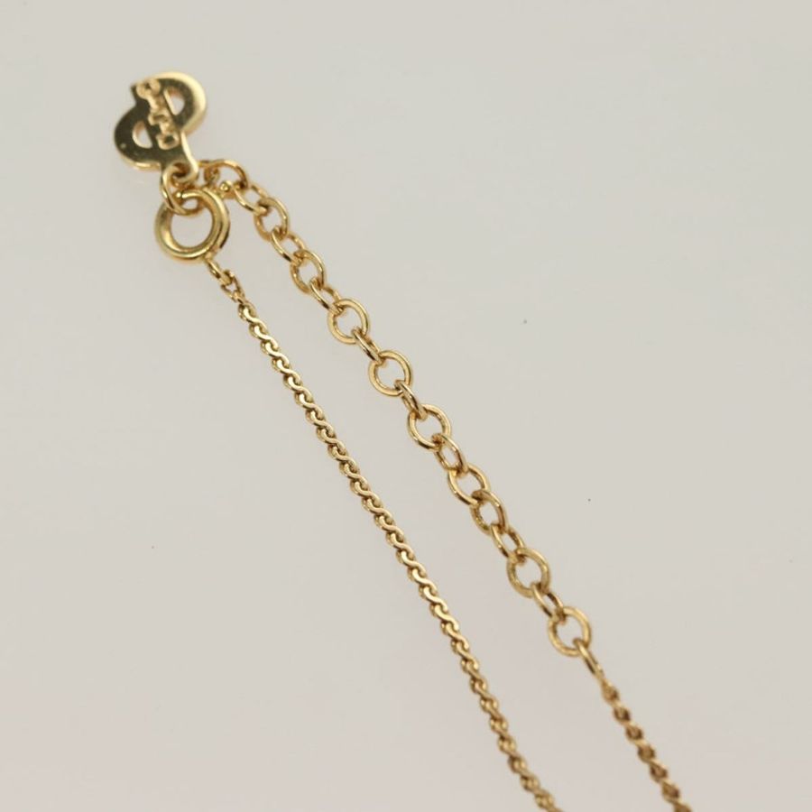 【日本直送】Christian Dior 項鍊 金屬 金 Auth SW954-6