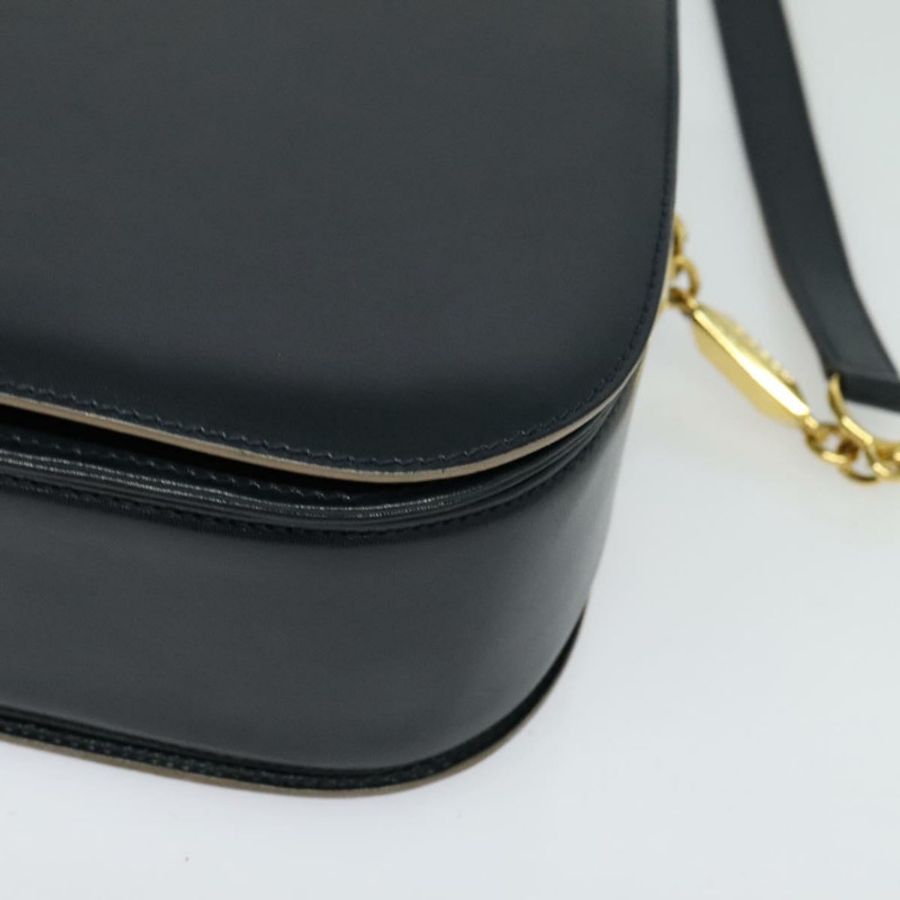 【日本直送】BALLY 黑色金色皮革肩背包 正品 sw1097-15