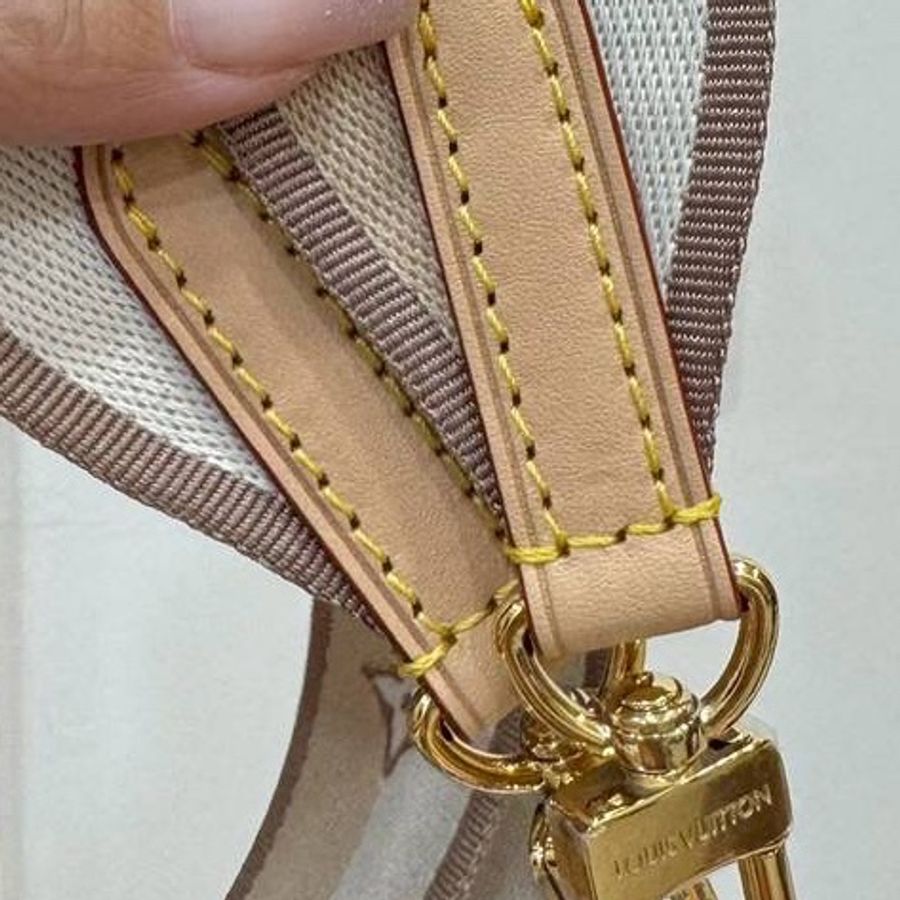 LV 路易威登 新款speedy 20 MONOGRAM 帆布 印花 奶茶色 背帶 粗背帶 肩帶 斜背帶 肩背帶 側背帶-20