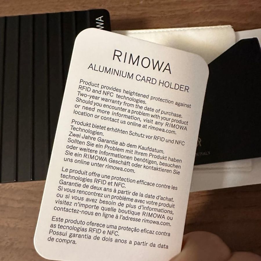 RIMOW 鋁鎂合金名片盒-黑色-3