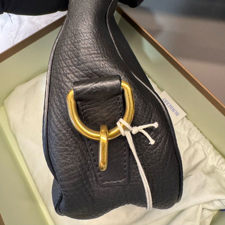 🔥Burberry 騎士包 Knight Bag Black Small-15