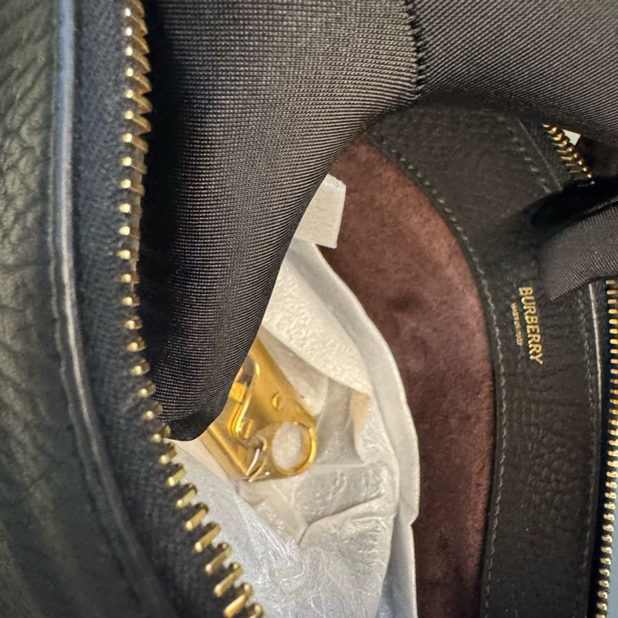🔥Burberry 騎士包 Knight Bag Black Small-16